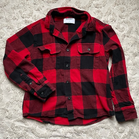 Old Navy Other - Red Black Flannel Old Navy kids 8